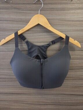 i.FiVE Simons Vision Polygiene Front Zip Sports Bra 34D 34DD